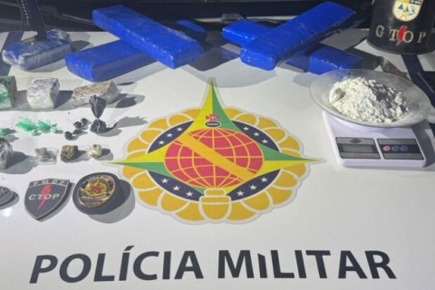 Homem é preso com maconha, cocaína e ecstasy após abordagem no Paranoá; drogas foram encontradas em apartamento no Itapoã