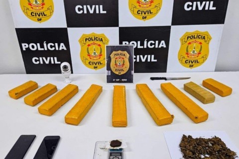 Polícia prende dois suspeitos por tráfico de drogas no Paranoá Parque